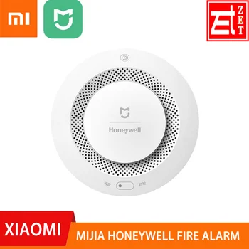 Xiao Mijia Honeywell Požiarny Detektor Dymu Senzor Akustický Vizuálne výstražné Oznámenia Pracovať S Mi Domov APP telefonicky
