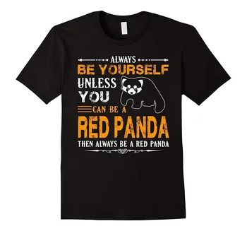 Červená Panda pánske Tričko - Vždy Červená Panda Tričko(S-XXXL)