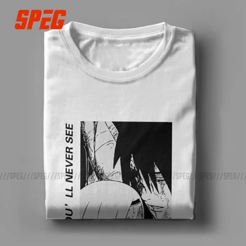 Pánske Naruto Anime T Shirt som Plakala, Slzy, Že už Nikdy nebudete Vidieť Bavlnené Oblečenie pre Humor Krátky Rukáv O Krk Tees Tlač T-Shirts