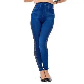 2020 Športové Nohavice Bezšvíkové Legíny Jeans Pre Ženy Vysoký Pás Chudá Push Up Ceruzkou Nohavice Plus Veľkosť Tvárny Slim Nit Nohavice