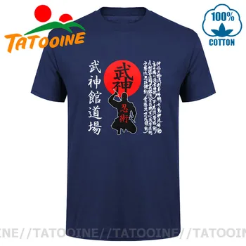 Tatooine, Značka Vysokej Kvality Bujinkan Dojo Budo Taijutsu Ninjutsu T Shirt Japonské Znaky Kanji 9 Škole Shinobi T-Shirt Streetwear Tees