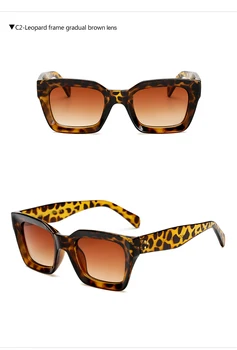 LongKeeper 2020 Módne Žena Nit Odtiene Veľký Rám Leopard Style slnečné Okuliare Ženy, Luxusné Značky Dizajnér Retro Slnečné okuliare