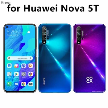 Držiteľa karty kryt puzdro pre Huawei Nova 5T pu kožené puzdro pre Nova 5 T Huawei Nova 5T telefón tašky