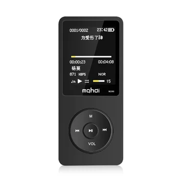 M280 Ruizu X02 8G Veľká Pamäť Športové MP3 Prehrávač Reproduktor Hlasový Záznamník Ebook Čítanie FM Rádio, MP3 Reproduktor Podpora prehrávania Videa Hot
