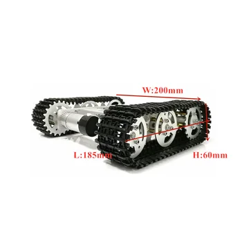Kovové Nádrže Model Robota Sledované Auto Šasi Diy Sledovať Vyučovanie Crawler/Caterpillar Platformu Kompatibilný S Arduino Uno R3 T100