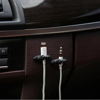 8x Nabíjačka do Auta Line USB Kábel Klip Príslušenstvo Nálepka pre Toyota Prius, 4Runner Sienna i-TRIL PRADO Tacoma RAV4 Aygo Auris