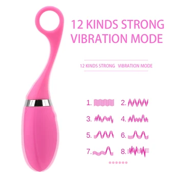 IKOKY 12 Rýchlosťou G-spot Vibrátor Skok Vajcia Vibrátor Bezdrôtové Diaľkové Ovládanie Vibračné Vajíčko Sexuálne Hračky pre Ženy Stimuláciu Klitorisu