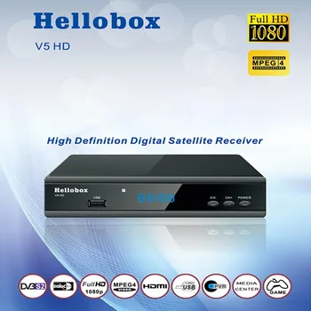 Hellobox V5 Satelitná TV Prijímač PowrVu IKS Biss plne autoroll DVB S2 Vstavaný Satelitný Vyhľadávač HD Digital TV Box