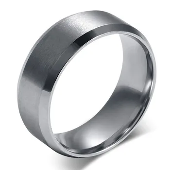 Striebornom krúžku módne šperky pár prstene pre ženy a mužov