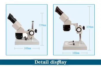 Binokulárne Stereo Mikroskopom 1X 3X Ciele Spájkovanie Opravy Microscopio s darčekom (Lampa) WF10X WF15X WF20X Okulára Voliteľné