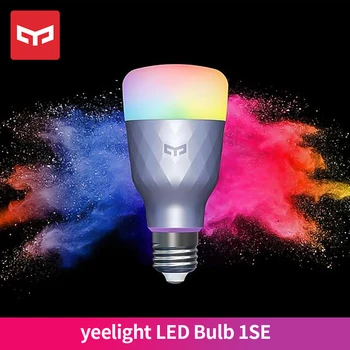 Nové Vydanie Yeelight 1SE E27 6W RGB Smart LED Žiarovka Bezdrôtové Ovládanie Hlasom Farebné Svetlo Podporu Google Domáce Práce S Mija App