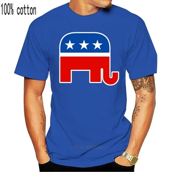 Republikánskej Strany Slon Logo - Konzervatívny GOP T-Shirt Hlasovať USA
