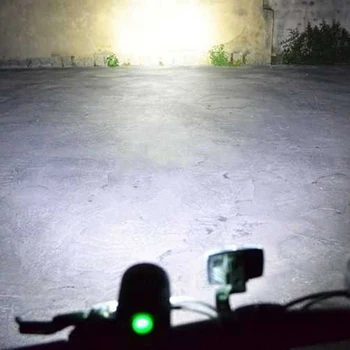 Nepremokavé 3*T6 4000LM LED Bicykel Predné Svetla Svetlometov 3 Režimy Horský Bicykel Svetlo, Jazda na Bicykli čelová Lampa+9600mAh Batérie