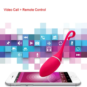 Ženské Smart Wireless APP Realov Mobilný Telefón Skok Vajcia Vibrátor Sexuálne Hračky pre Ženy Klitorisu Erotický Sex Produktov pre Dospelých
