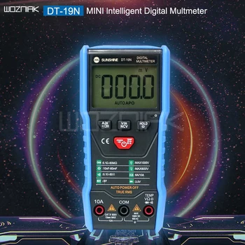 Najnovšie multimeter SVITU DT-19N mini smart multimeter rozsah mobilného telefónu na opravu určených