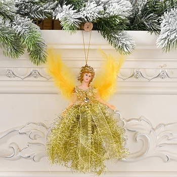 Vianočné Stojaci Plyšový Prívesok Anjel Stola Ozdoby Na Dovolenku Strany Domáce Dekorácie Stola Vianočný Strom Decor