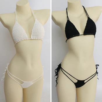Kúpiť 2 Dostanete 30% Off Ženy Micro Bikini Bavlna Tangá Plavky 2020 Beach Spa Sexy Bikiny Nastaviť Plávanie Oblek