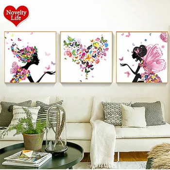 Frameless DIY Maľovanie podľa Čísel pre Dospelých Digitálne Farba Kvetu Plátno Jedinečné Darčeky Farebnosť Obrazu Domova vázy Sady