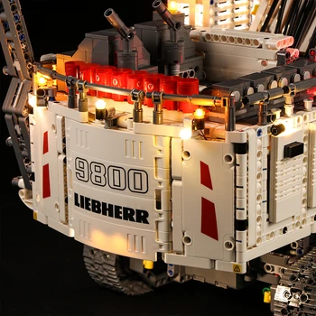 Vonado Kompatibilné S Lego stavebným LED Osvetlenie Držiak Pre Liebherr R 9800 Bager 42100(iba Svetlo ）HOBBY HRAČKY