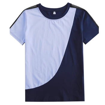 Móda Výstrel Sleeve T-shirt Ženy 2020 Lete Nové Bavlna Topy a Tričká Voľné Vintage Dámy Tshirt O-krku Camisetas 8837 50