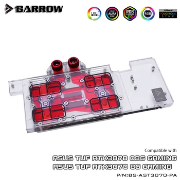 Barrow 3070 GPU Blok Vodného Chladenia Pre ASUS RTX3070 Grafickú Kartu , Úplné Pokrytie A-RGB Chladnejšie, BS-ASS3070-PA BS-ADS3070-PA