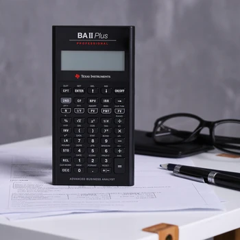 Ti BAII Plus Professional CFA 10 Číslic Led Calculatrice Calculadora Finančné Výpočty Študentov Finančná Kalkulačka