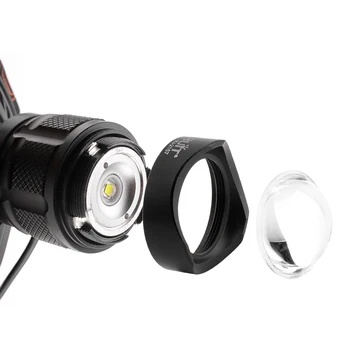 BORUiT RJ-2157 XM-L2 LED Svetlomet 5-Režim Zoom Svetlometu Power Bank USB Nabíjačka 18650 Vedúci Pochodeň pre Outdoor Camping Lov