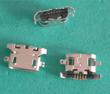 50pcs konektor micro USB nabíjací port Náhradné Diely pre Lenovo A670 S650 S720 S820 S658T A830 A850 S939