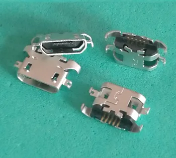 50pcs konektor micro USB nabíjací port Náhradné Diely pre Lenovo A670 S650 S720 S820 S658T A830 A850 S939