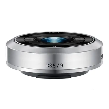 95% Nové NX-M 9 mm f/3.5 objektív Pre Samsung NX-mini , NX-F1 NXF1 fotoaparát