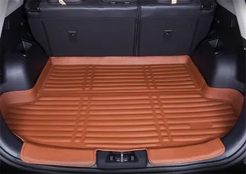 Auto styling 3D troch-dimenzionální PU chvost box ochrannú podložku koberec kufra batožinu pad na Nissan X-Trail X Trail T31 2017-2020