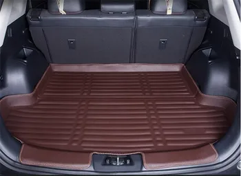 Auto styling 3D troch-dimenzionální PU chvost box ochrannú podložku koberec kufra batožinu pad na Nissan X-Trail X Trail T31 2017-2020
