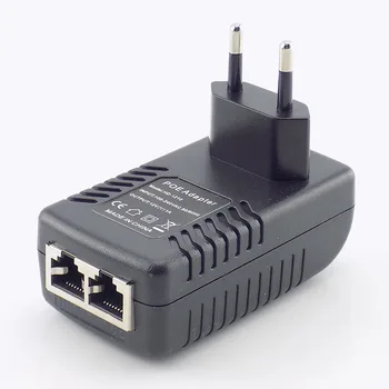 12V 1A POE Injektor elektrickej siete POE Switch Napájací Adaptér Wireless Ethernet Adaptér Pre IP Kamery CCTV US/EU Plug A7