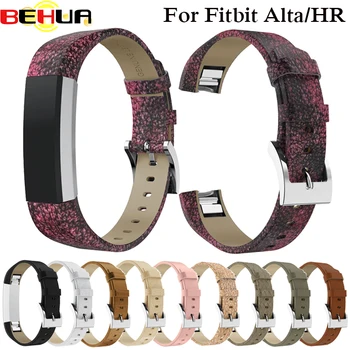 Originálny Kožený Náramok potítka Sledovať Popruh Pre Fitbit Alta HR / Alta Fitness Tracker Watchbands Nahradenie Vysokej Kvality