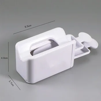 Nový štýl nechtov nástroj double-layer francúzsky prášok box prenosný prášok malé šperky container recycling úložný box