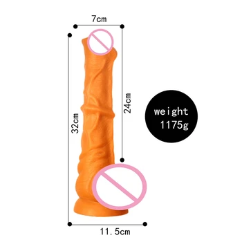 Sex Shop Nové Obrovské Kôň Dildo Ženská Masturbácia Realistické Dlhé Zviera Penis Hrubé Dildo S Prísavkou Sexuálne Hračky Pre Ženy