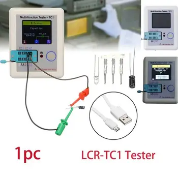 LCR-TC1 TC1 Farebné 3,5 palcový TFT Displej Multifunkčný Tester Kondenzátor TFT Triode Odpor Test Diód Podsvietenia Trans R3N5