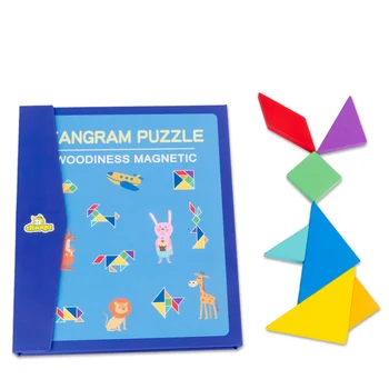 Puzzle Hračky inteligentné hry pre deti Magnetické Puzzle 3D Vzor Skladačka Detské Spravodajské Hry výzvy Skoro Vzdelávacích