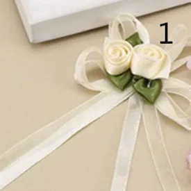 10 ks DIY páse s nástrojmi kvet pre ponožka dekorácie kvet a odev, svadobné dekorácie príslušenstvo ribon kvet