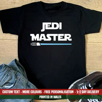 Jedi Master T Košele Star Otec, Otecko Wars Otcov, Deň Darčeková Sada Syn Dedko Jedi