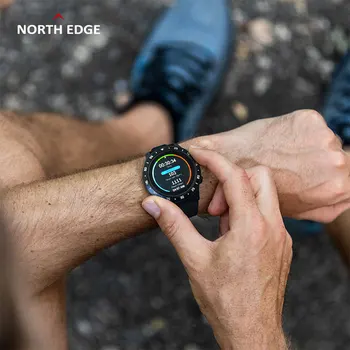 Severnom OKRAJI FIT2 GPS Smart Hodinky Mužov Kompas Atmosférických Bluetooth Hovor Športové Hodinky Výška Monitora Cross Fit 2 Smartwatch