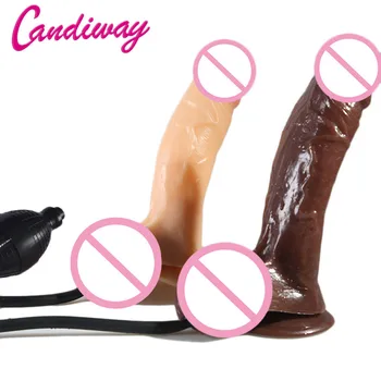 Veľké Nafukovacie Penis Sexuálne Hračky Veľký penis nastaviteľné Čerpadla Dildo Análny zadok plug Realistické Super pre Ženy, Gay Sex Produkt