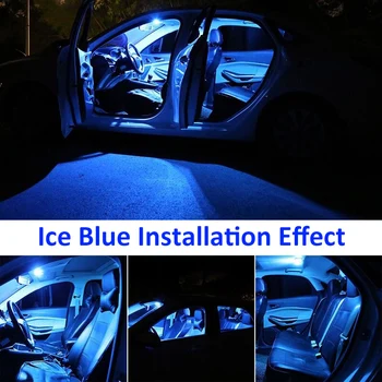 14 Ks Auto Biele Interiérové LED Žiarovky Balík Pre Nissan Murano 2009-Mapu Dome Licencia Kufra na Čítanie Svetlo Auto Príslušenstvo