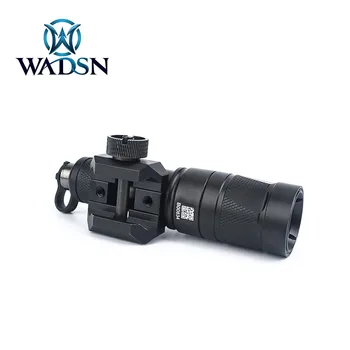 WADSN Airsoft Puška M300W Mini Taktická Baterka CS 140Lumens LED Stroboskop Scoup Zbraň Svetlo S Dvojitou Funkciou Pásky Prepínač
