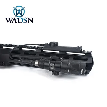 WADSN Airsoft Puška M300W Mini Taktická Baterka CS 140Lumens LED Stroboskop Scoup Zbraň Svetlo S Dvojitou Funkciou Pásky Prepínač