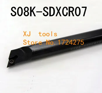 S08K-SDXCR07/S08K-SDXCL07 Nudné Bar Vnútorný Otočením Držiaka,95 stupňov CNC Peny Rezanie Toolholder pre DCMT070204 čepeľ