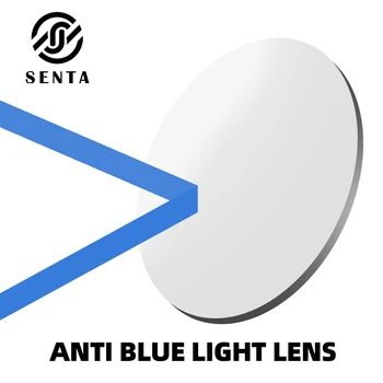 Senta Anti-Modré Svetlo Objektív Prispôsobený Optické Okuliare Dioptrické Krátkozrakosť Myperopia Živice Materiál, Nepremokavé Nerozbitné