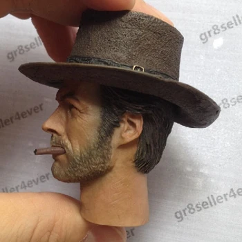 1/6 Rozsahu Kovboj Clint Eastwood hlavu Dirty Harry Hlavu Sculpt Pre 12inch Akčné Figúrky urob si sám