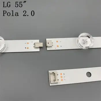 Podsvietenie LED Lampa pásy 12leds Pre LG 55