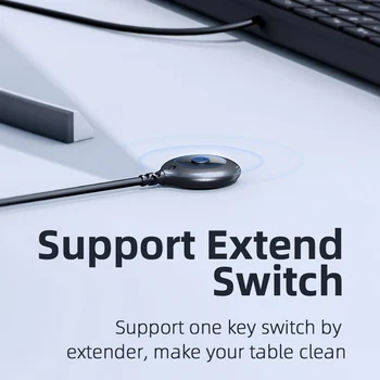 Unnlink 4 Porty KVM USB 3.0 Switch s Extender USB 3.0 X4 Klávesnice, Myši, Tlačiarne, U Diskov pre 4 Pc Počítače, Notebooky spínaciu skrinku